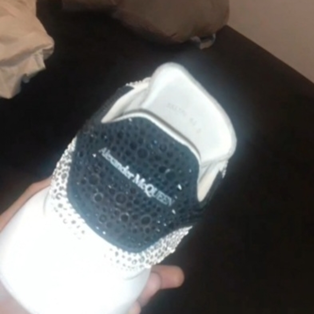 Alexander McQueen Black and White Sneakers